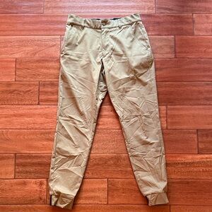 Good Good Golf Khaki Club Sport Jogger Pants Size 30